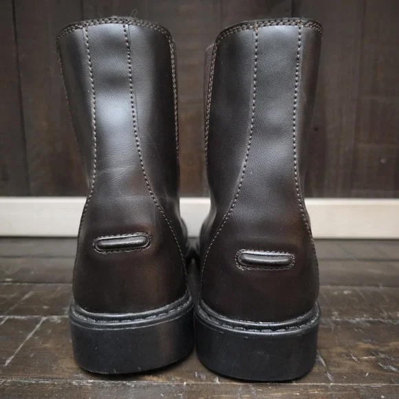 TuffRider Womens 7.5 Chocolate Brown Starter Front Zip Paddock Boots Riding EUC - Picture 4 of 12
